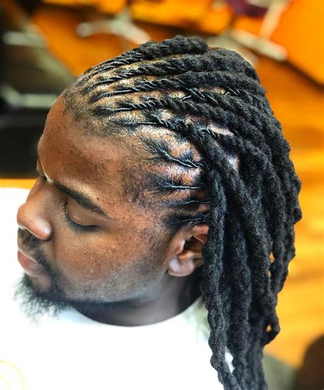 loc hairstyles for men|unique dread styles for men.